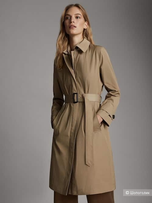 Стеганый тренч Massimo Dutti S