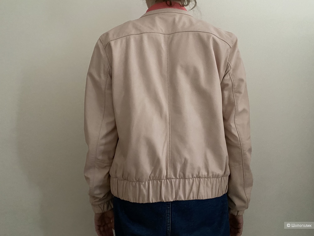 Кожаная куртка Massimo Dutti, размер L
