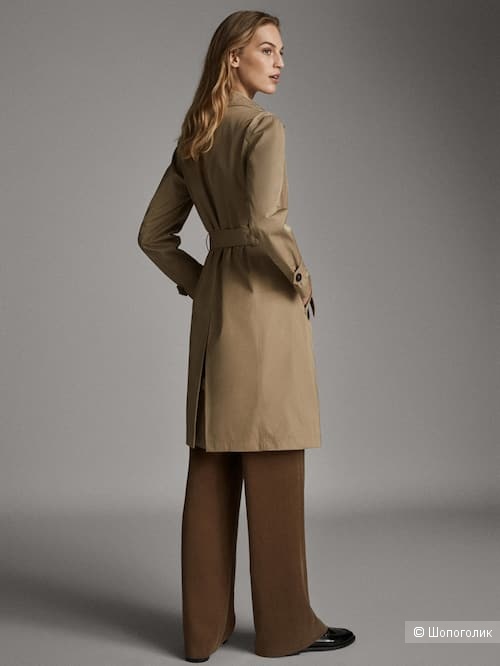 Стеганый тренч Massimo Dutti S