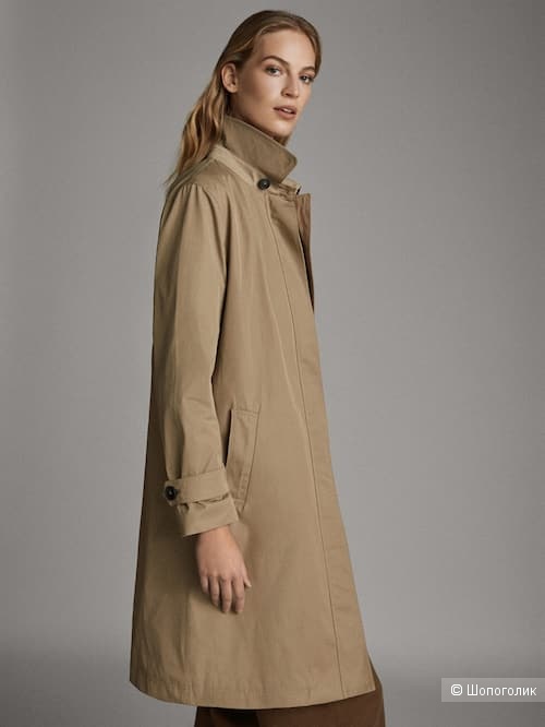 Стеганый тренч Massimo Dutti S