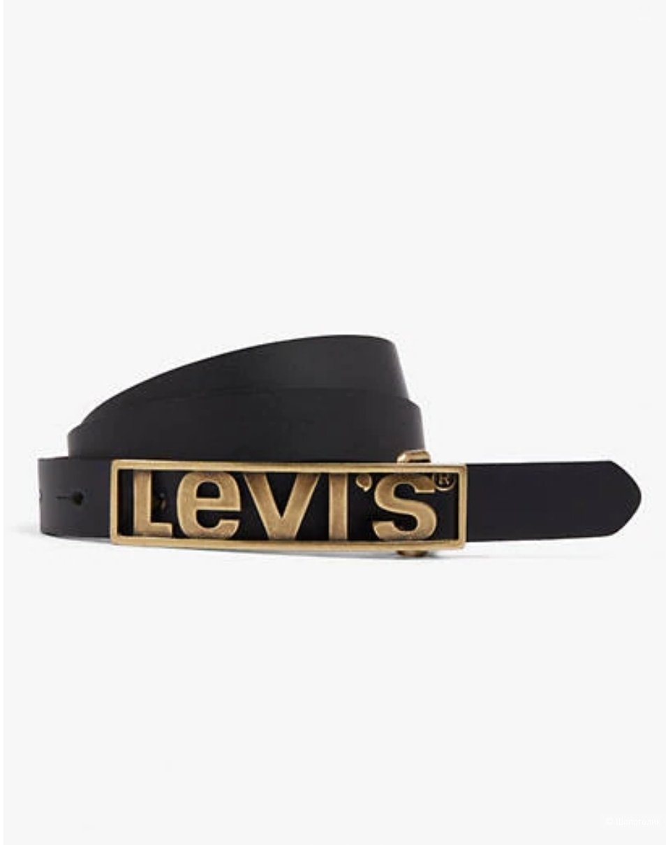 Кожаный ремень с логотипом Levi's, 95