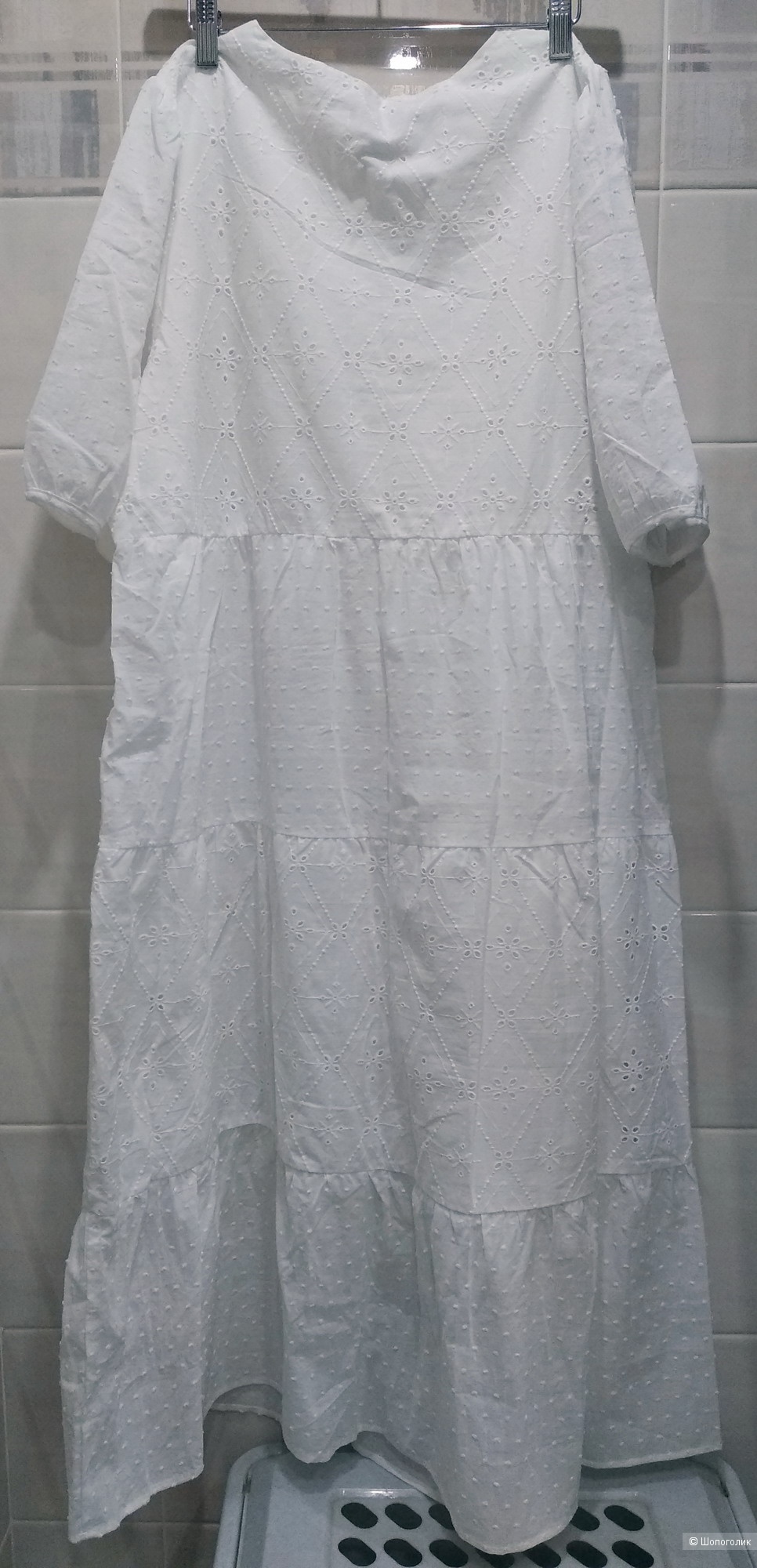 Платье с вышивкой ришелье от New Look, р.52-54