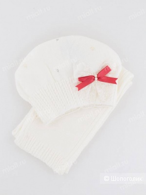 Комплект шапка+шарф р. 48-52