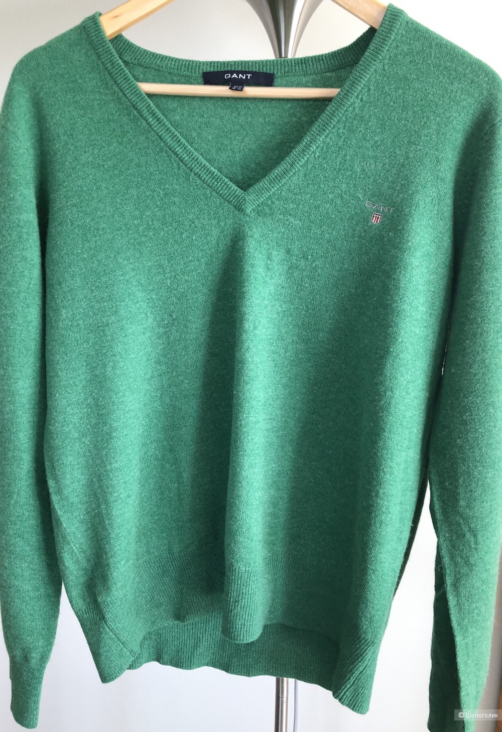 Зеленый пуловер Gant размер 46-48