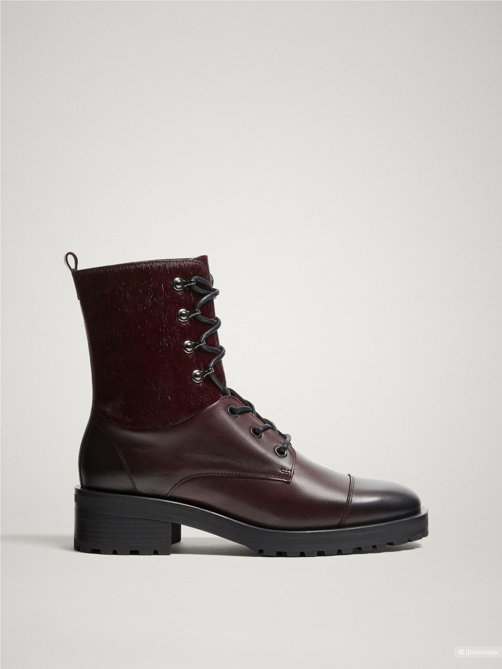 Ботинки со шнуровкой, Massimo Dutti, размер 40