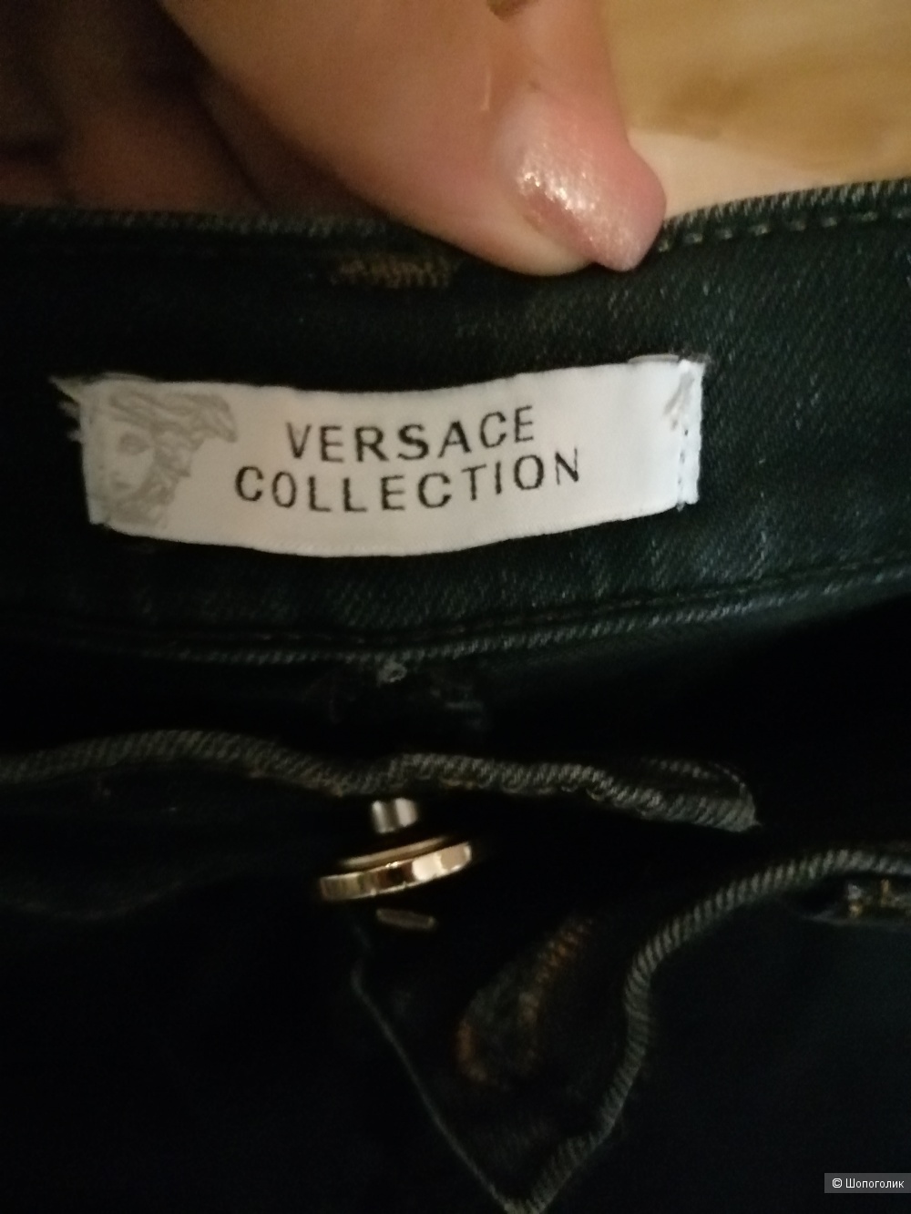 Джинсы, versace collection, s,m.