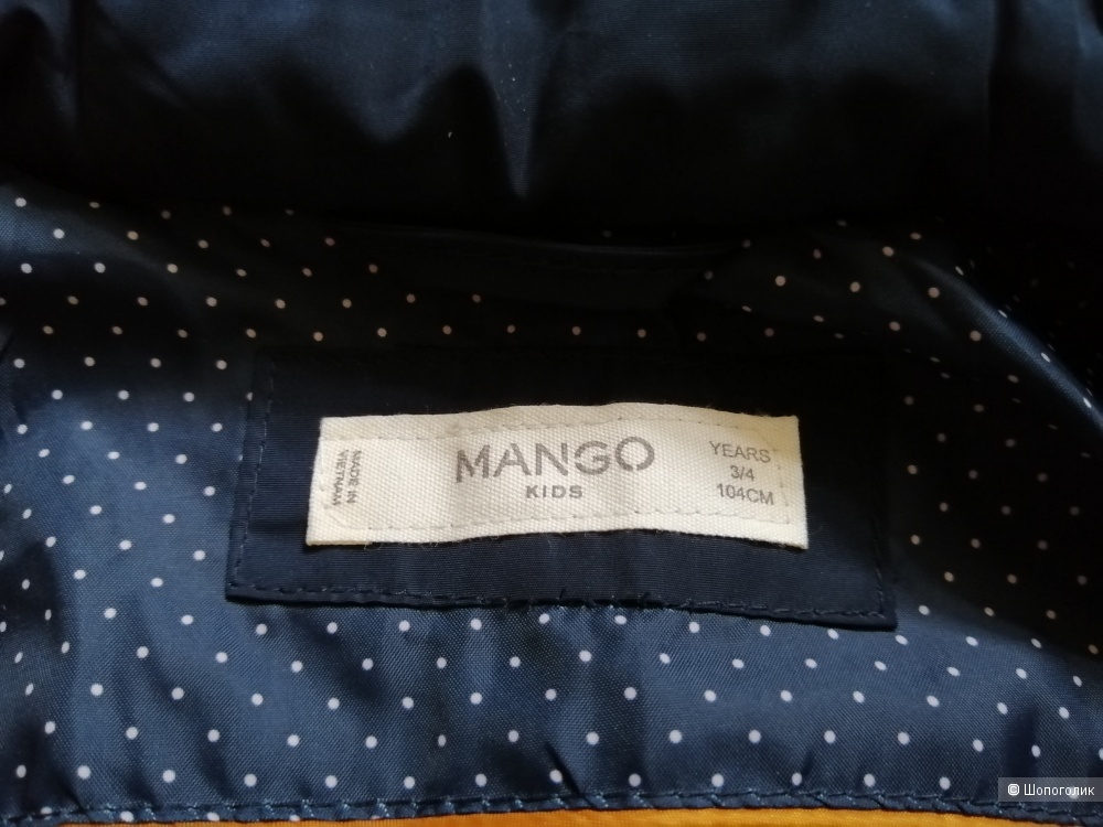 Куртка mango на девочку 3-4 года