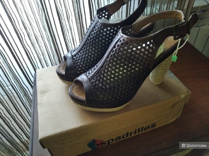 Босоножки на каблуке ESPADRILLES размер 37