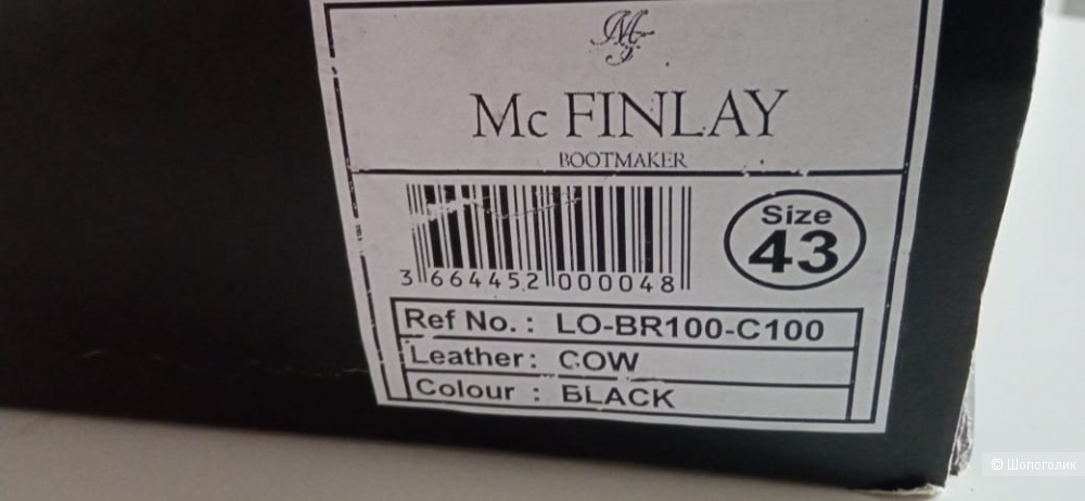Мужские туфли  MC FINLAY ,размер 43.