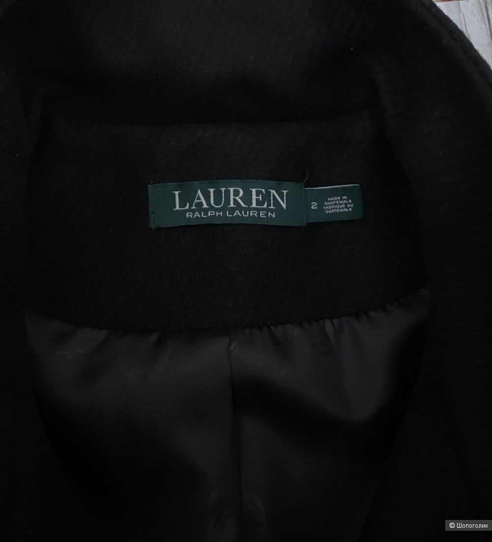 Пальто чёрное размер S-M Lauren Ralph Lauren