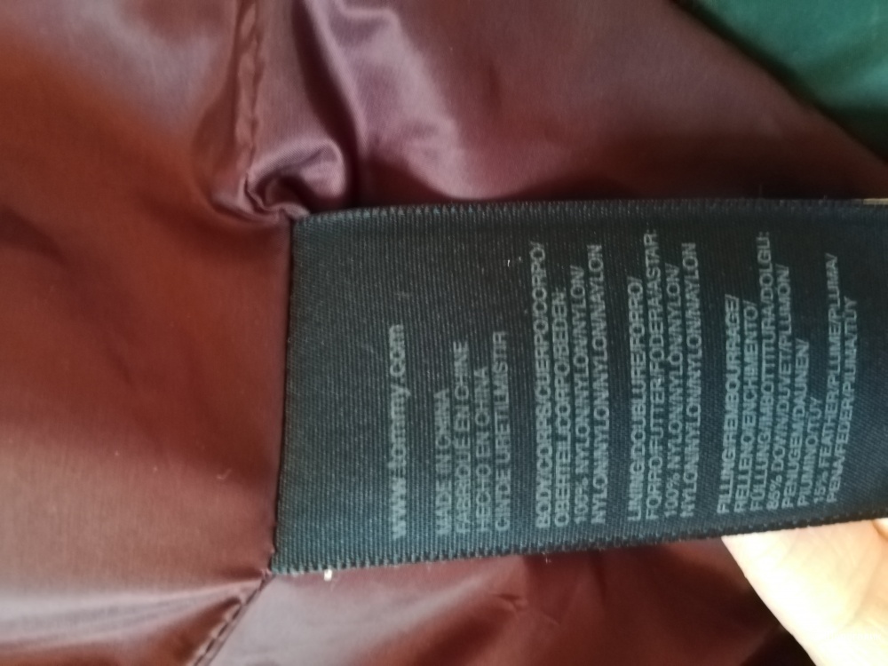 Пуховой пиджак Tommy hilfiger, 42-44р