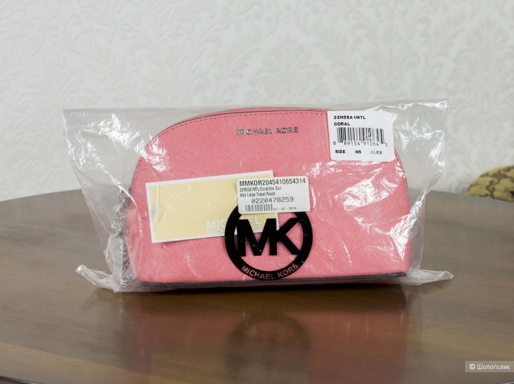 Косметичка MICHAEL KORS Alex Coral Large Travel Pouch, one size.