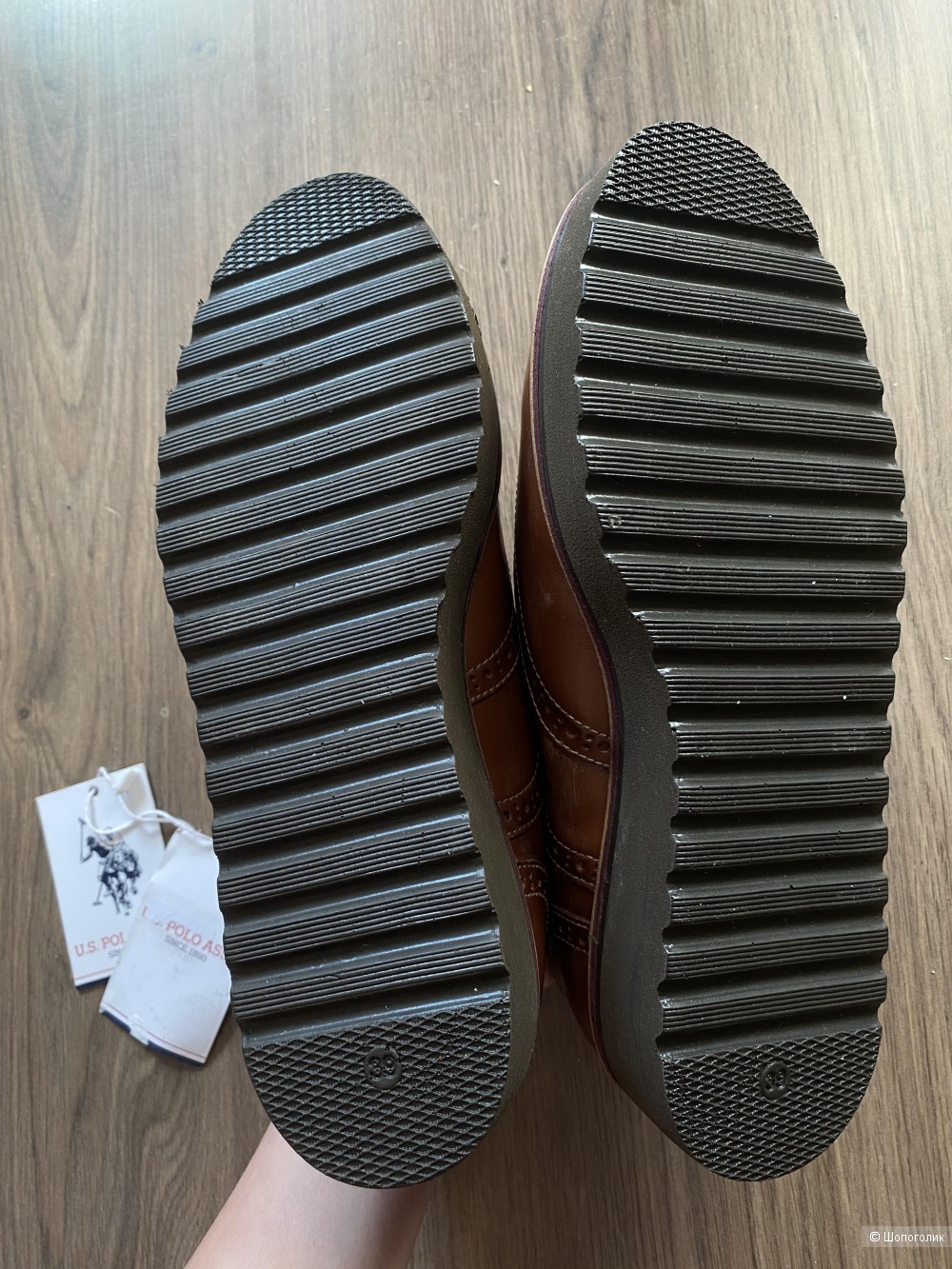Кожаные ботинки US polo Assn, pp 39 25,5 cm