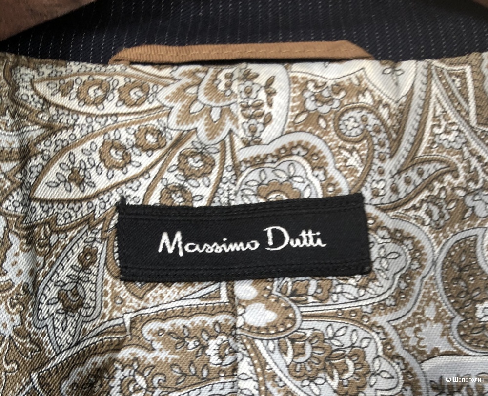 Пиджак Massimo Dutti, маркировка 38