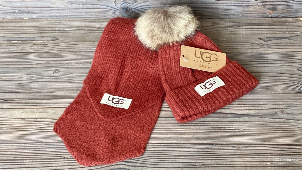 Шапка и шарф UGG one size