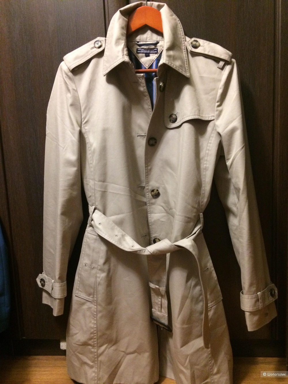 Плащ тренч Tommy Hilfiger L