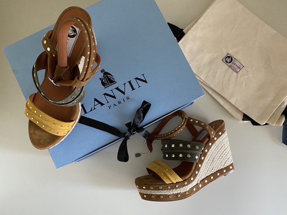 Босоножки Lanvin, маркировка 39 (на 37,5-38)