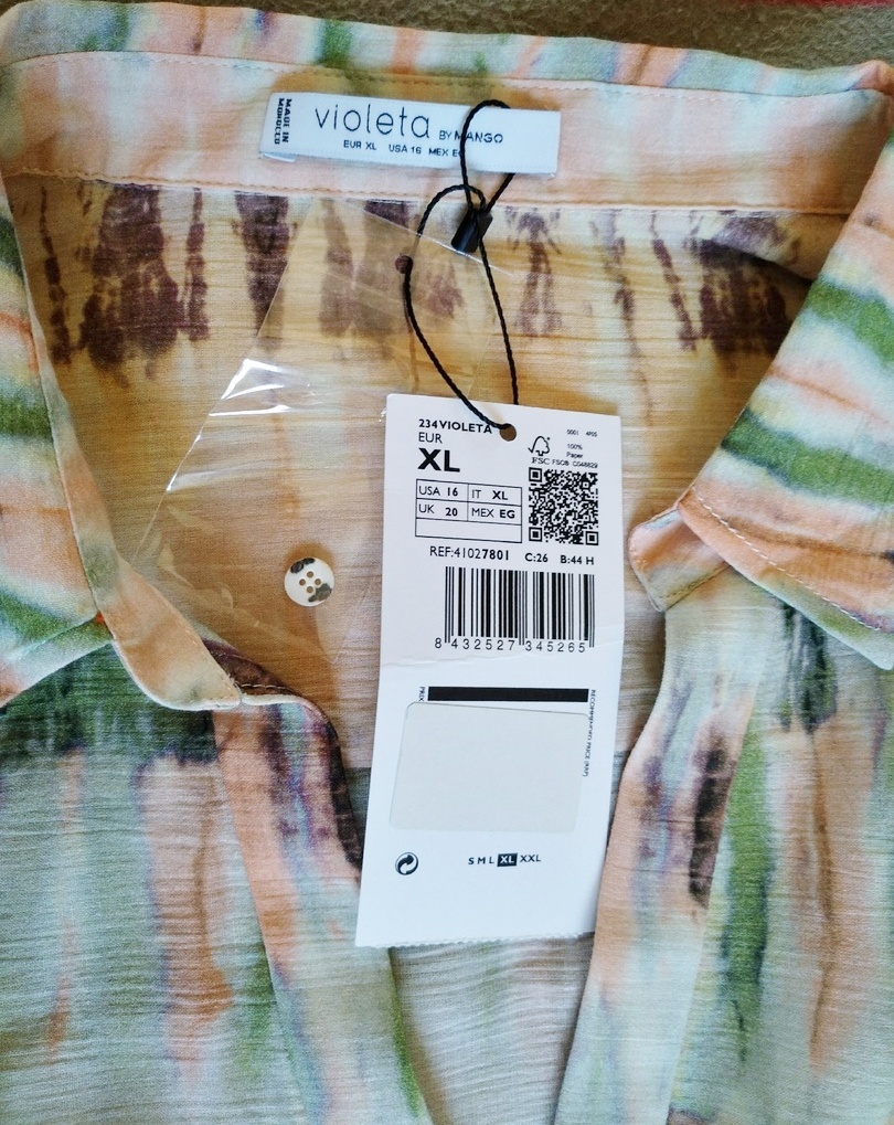 Блузка-рубашка MANGO размер L-XL (52-56)