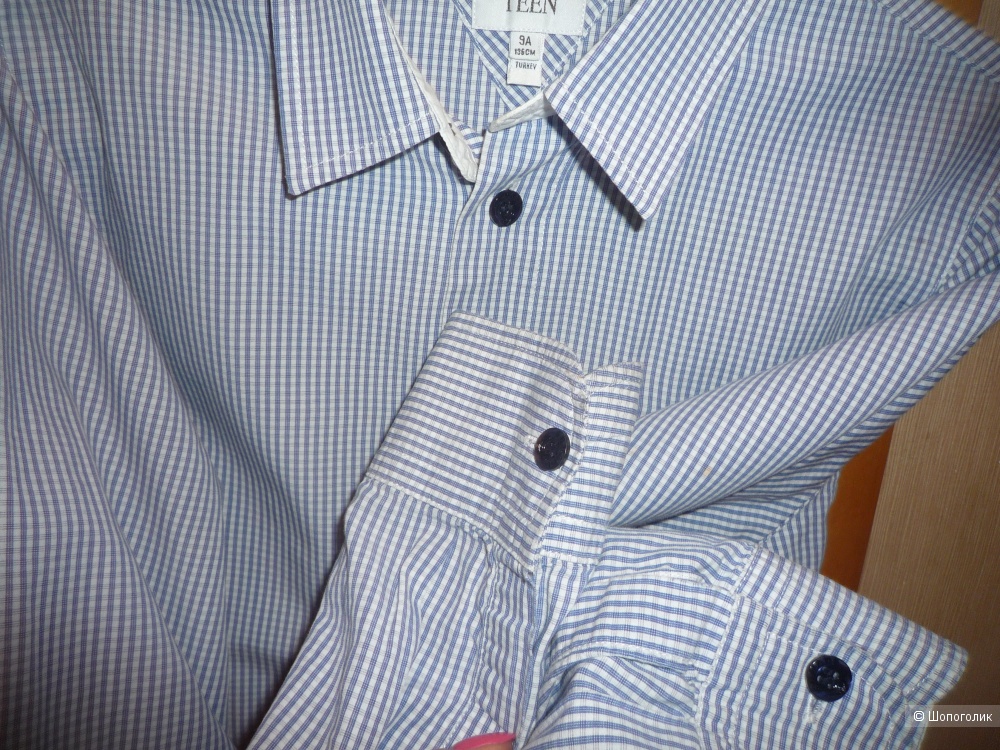 Сет из 3-х рубашек известных фирм: Armani, Junior Republic,Hickey 128-134 cm