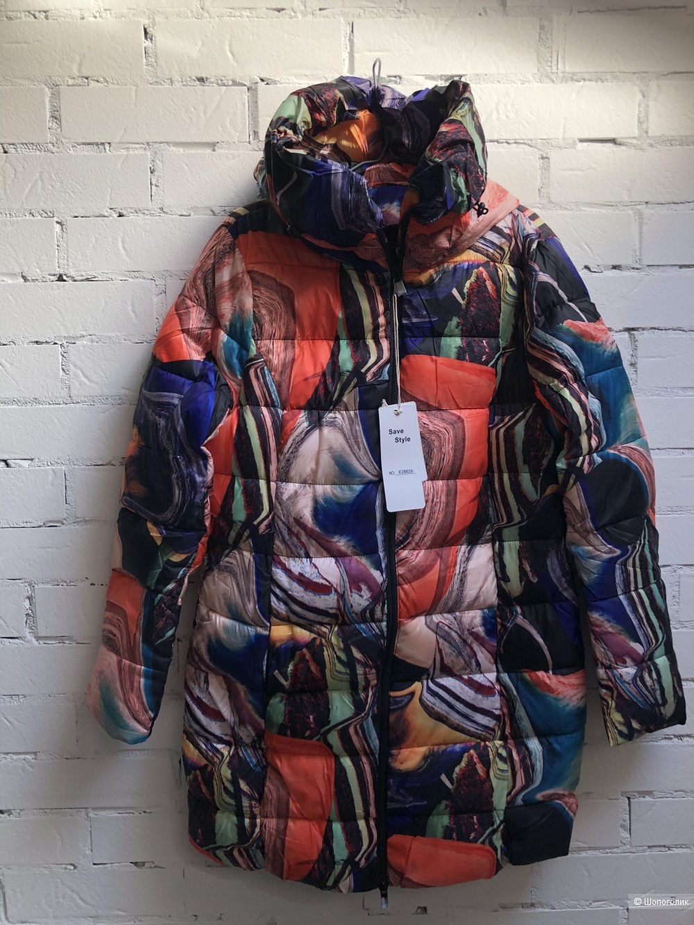 Пуховик пальто STYLE RAINBOW, 42-50