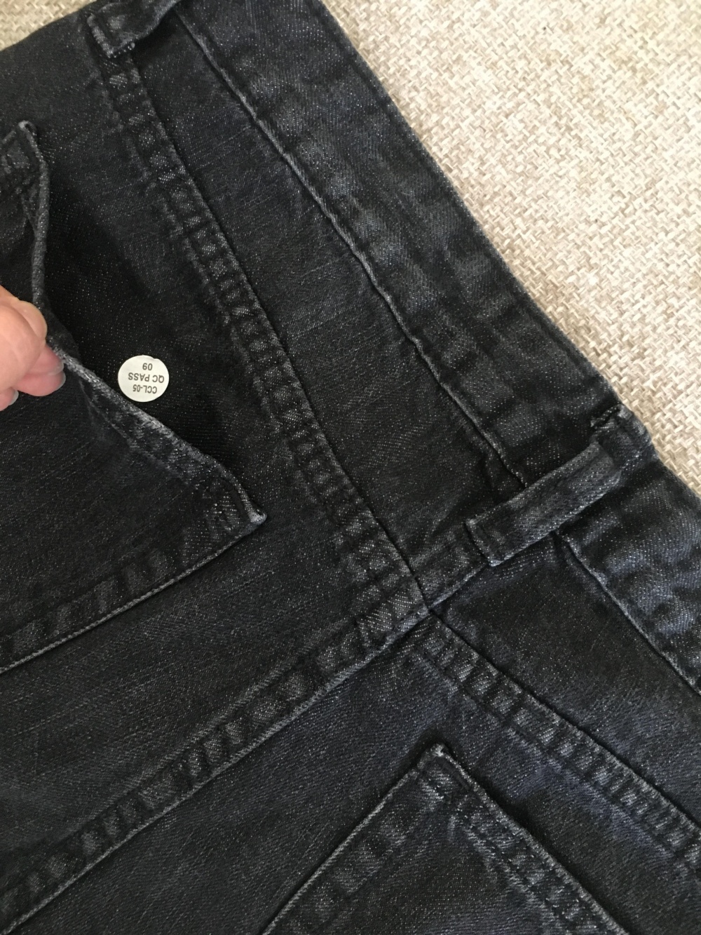 Черные джинсы-бойфренды со средней посадкой GAP, 26