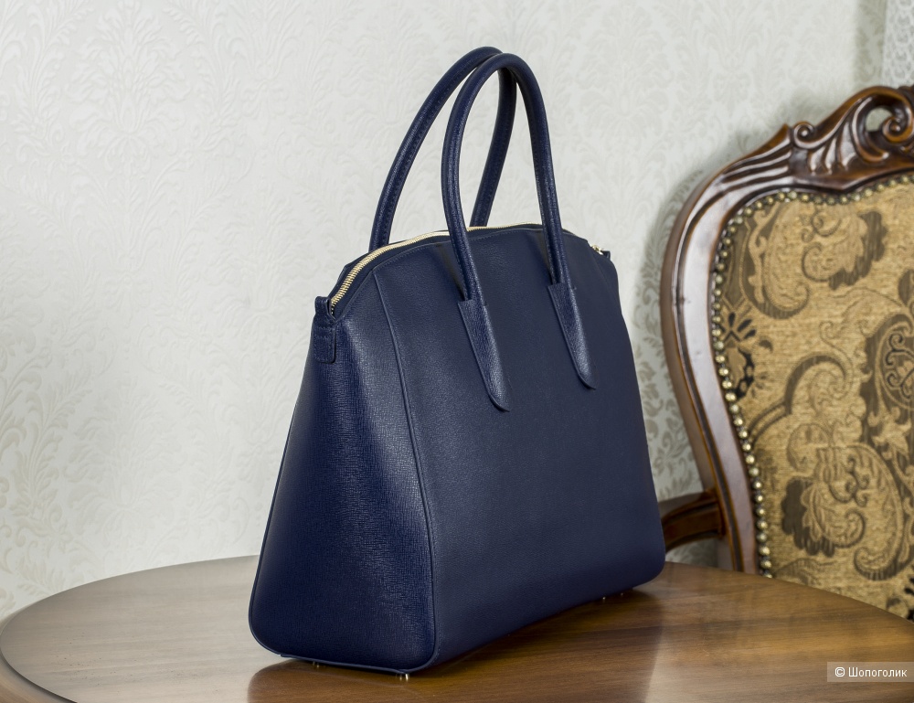 Сумка Furla женская - (Tessa-тоут, navy blue), large.