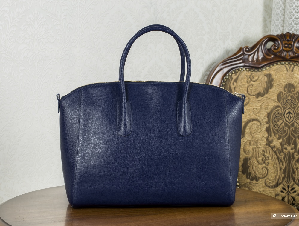 Сумка Furla женская - (Tessa-тоут, navy blue), large.