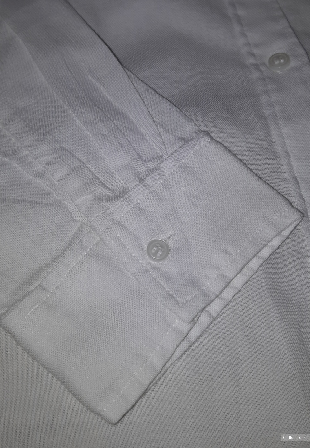Белая рубашка h&m, размер l