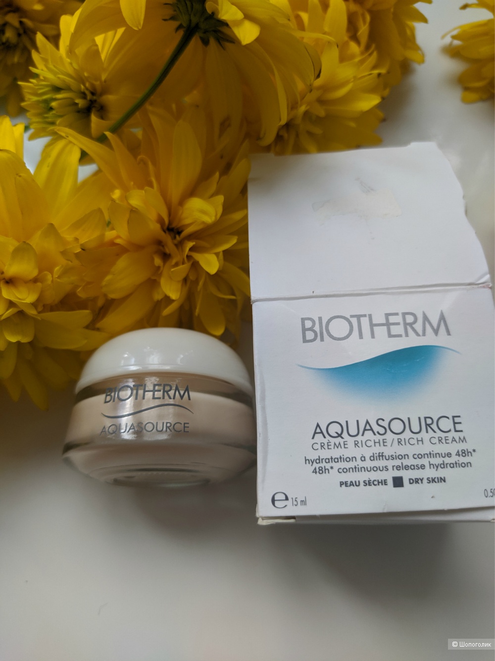 Biotherm Aquasource Rich cream,15 мл