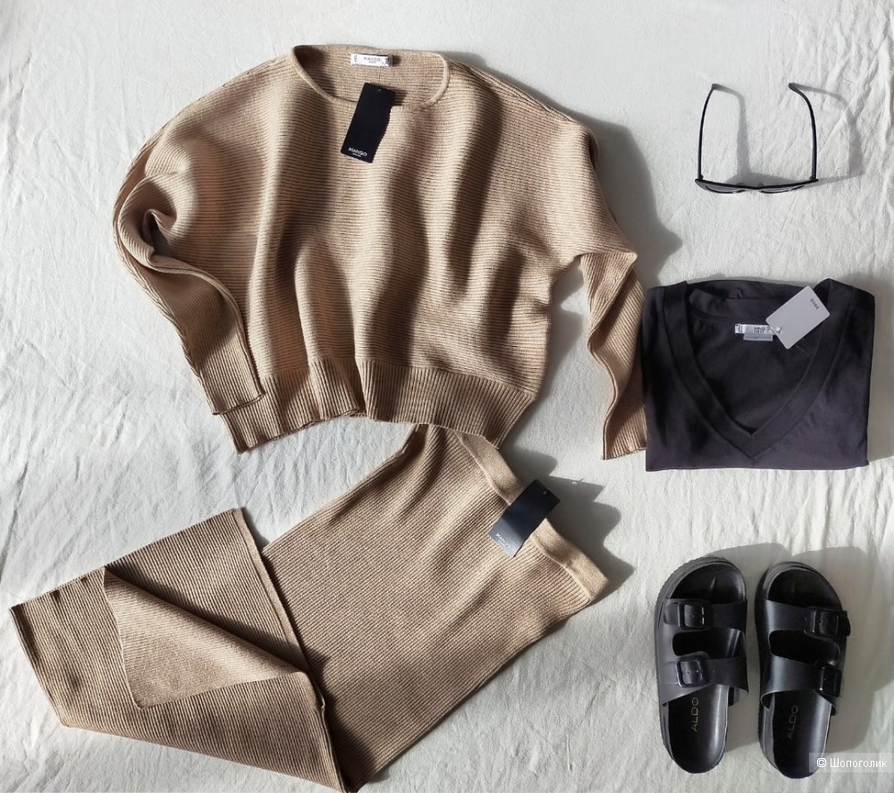 Костюм Mango, нюдового цвета, размер XS, S, M, L