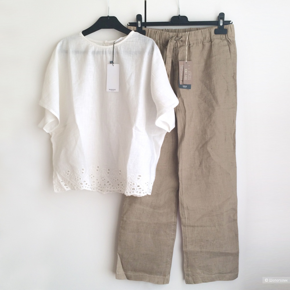 Комплект Mango блузка и брюки, размер S