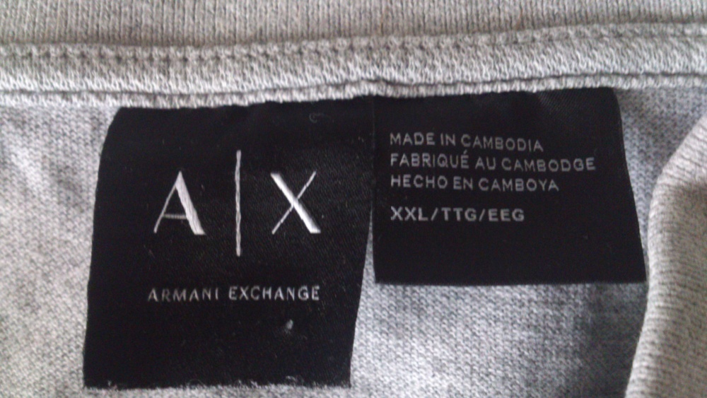 Рубашка поло Armani Exchange XXL