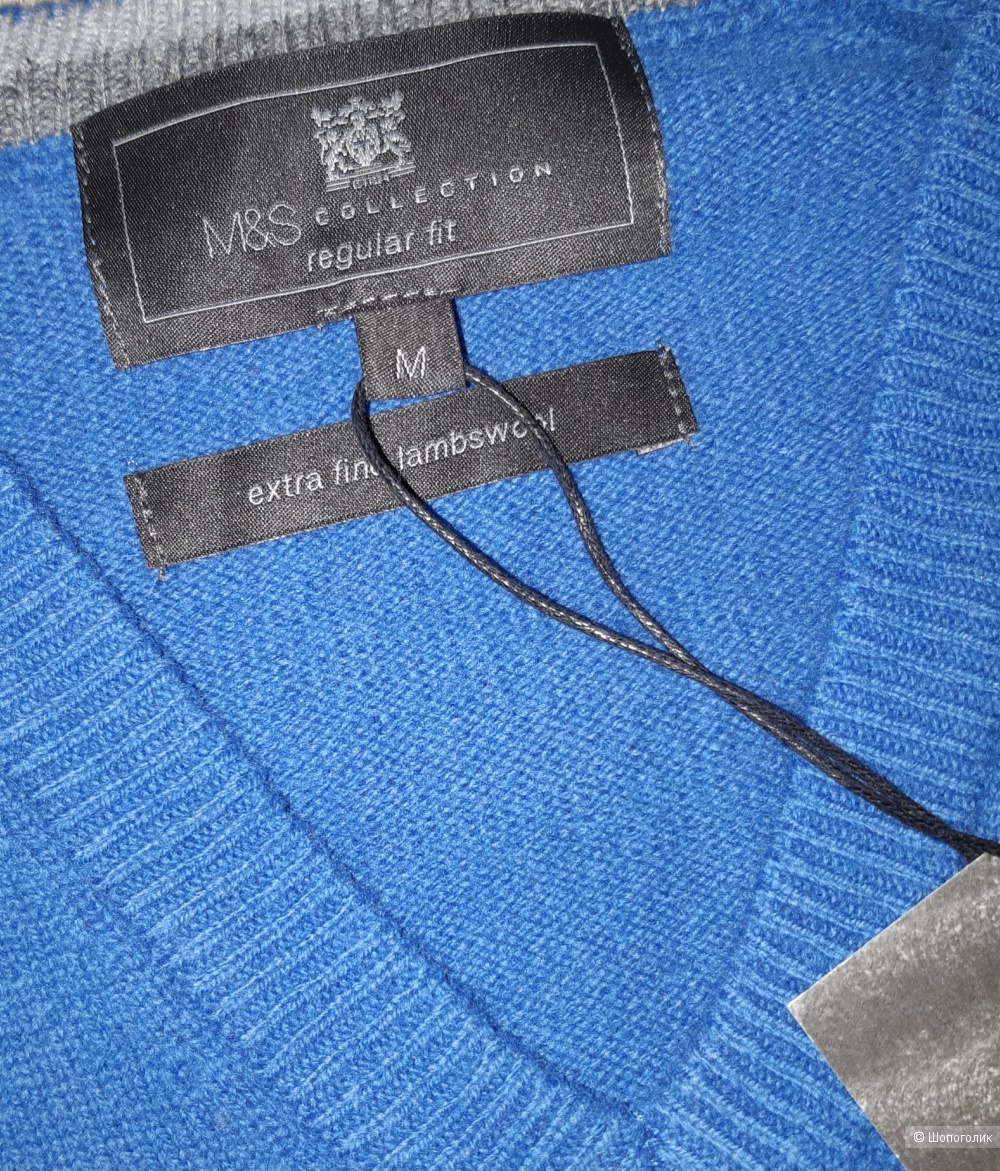 Новый шерстяной свитер marks&spencer, размер 46/48/50