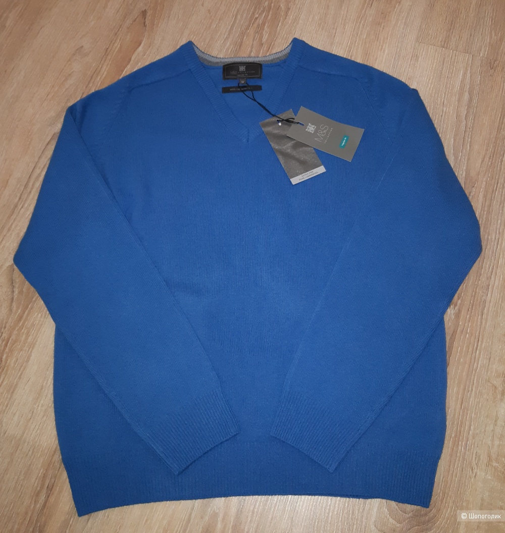 Новый шерстяной свитер marks&spencer, размер 46/48/50