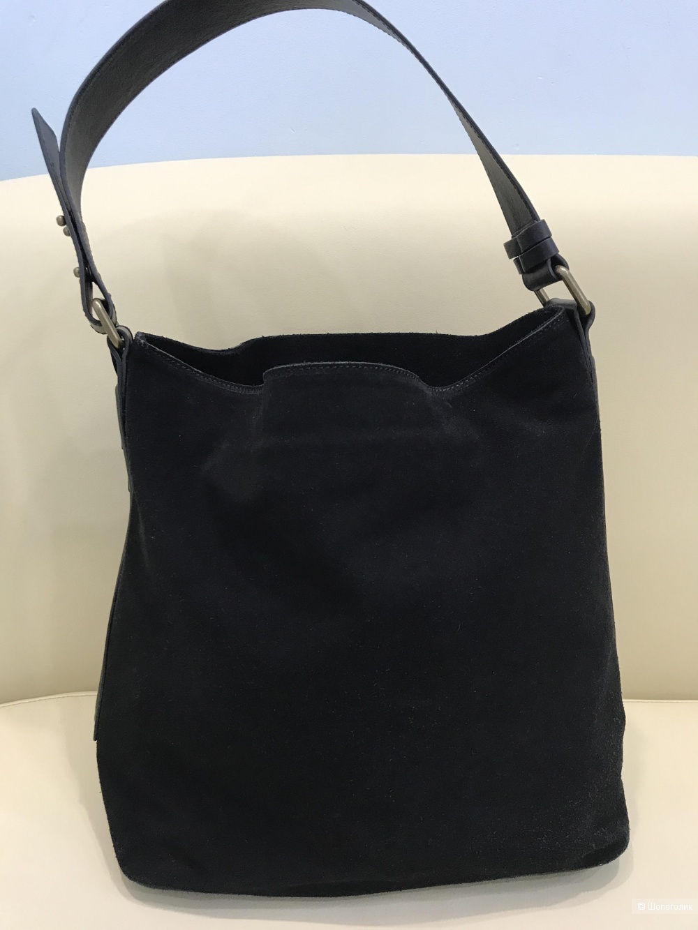 Сумка "Massimo Dutti" замша+кожа.