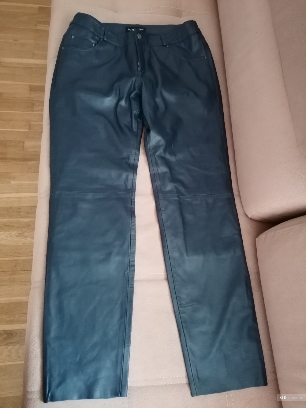 Кожаные брюки Patrizia Dini размер 42 европейский
