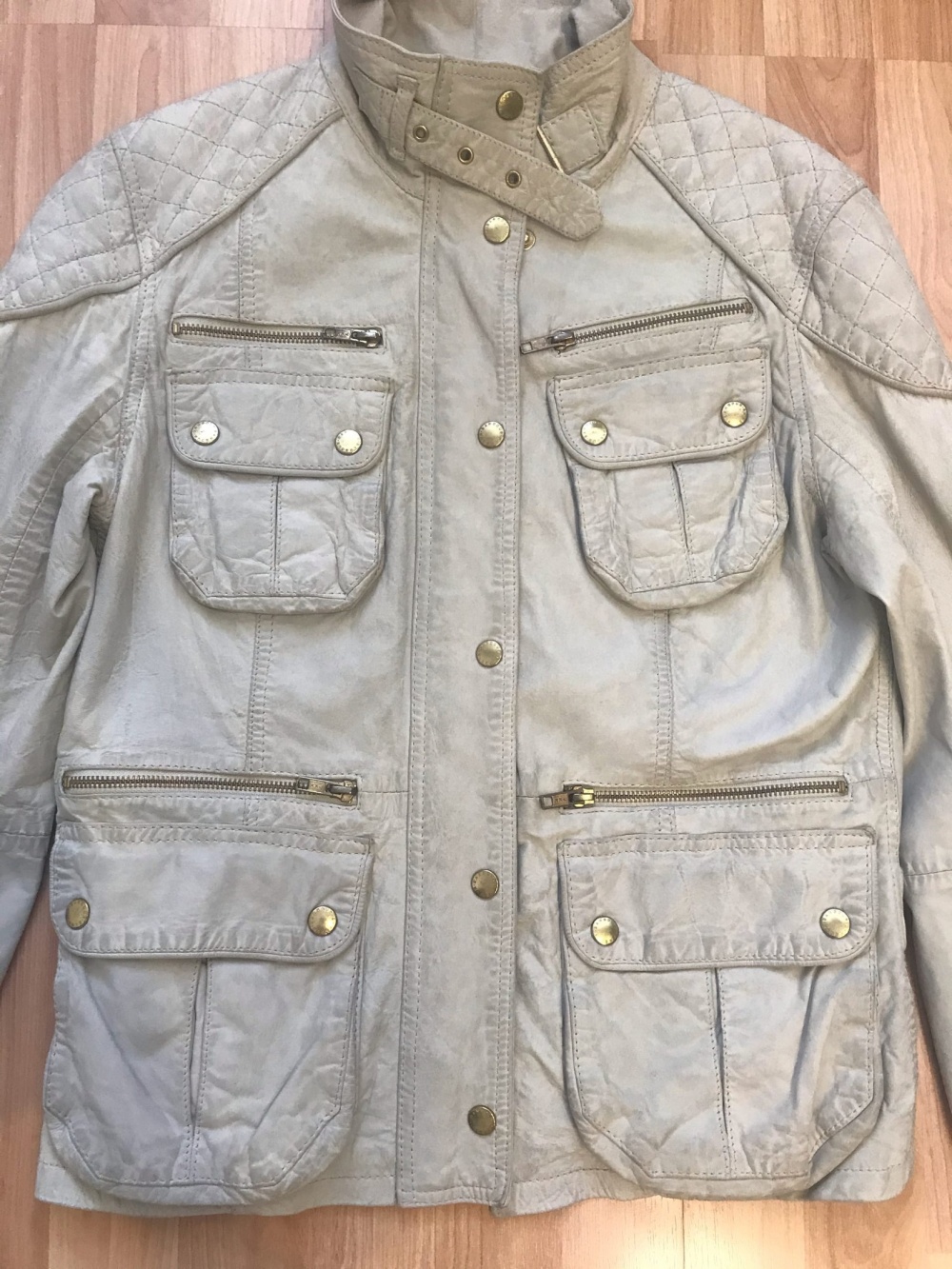 Кожаная куртка Barbour Steve McQueen, размер UK 14 (рос. 46)