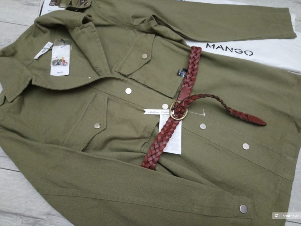 Верхняя рубашка- куртка с вышивкой mango, размер M/L