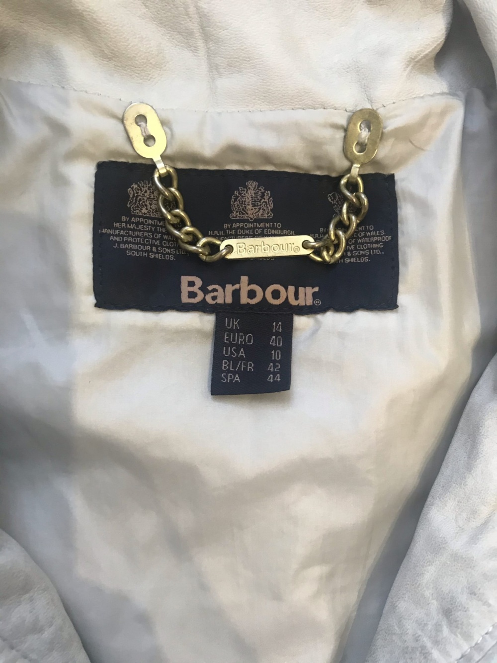 Кожаная куртка Barbour Steve McQueen, размер UK 14 (рос. 46)