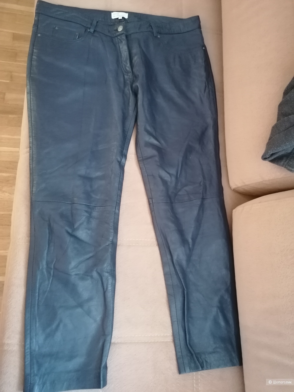 Кожаные брюки Shine Blossom 48-50 размера