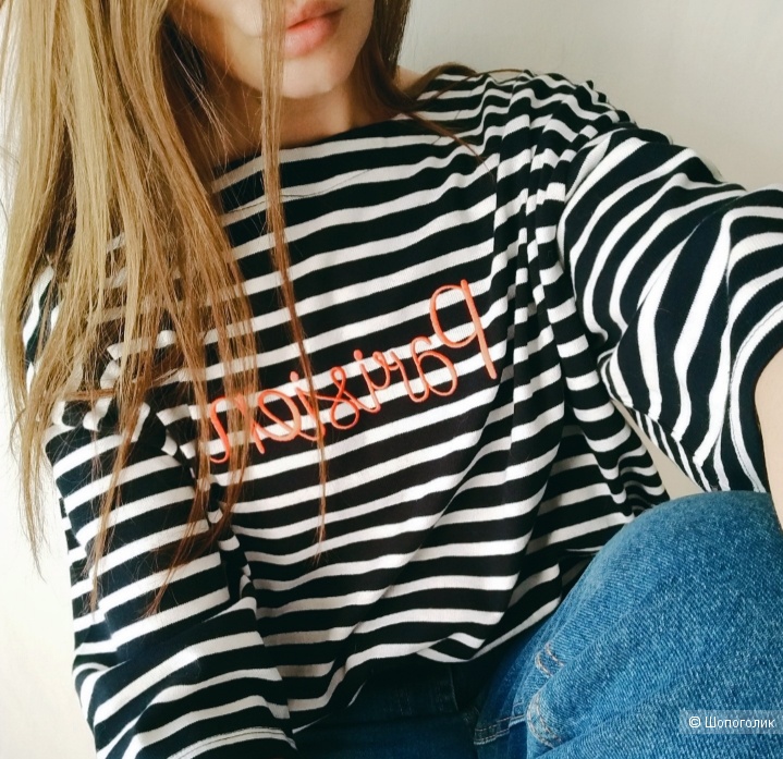 Тельняшка Violeta by Mango размер XXL