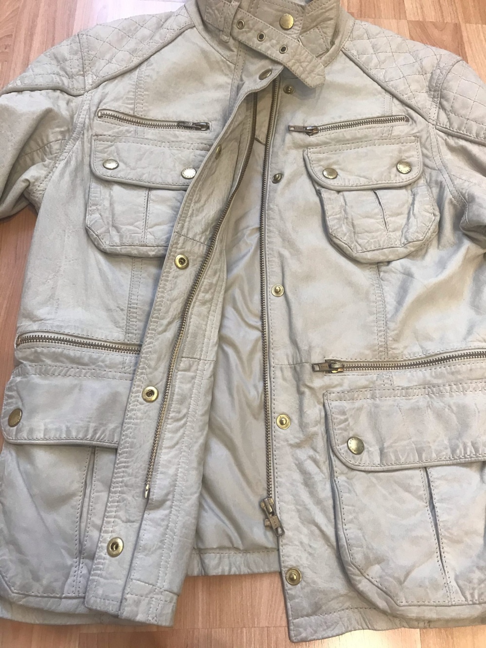 Кожаная куртка Barbour Steve McQueen, размер UK 14 (рос. 46)