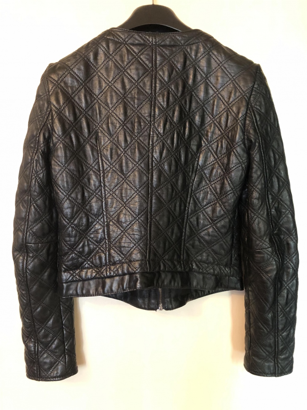 Кожаная куртка Zara Basic, размер s