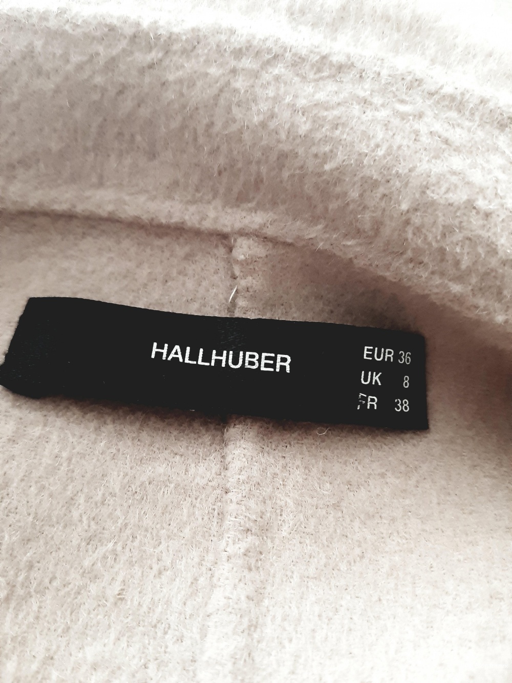 Полупальто HALLHUBER, кремовый, размер  38