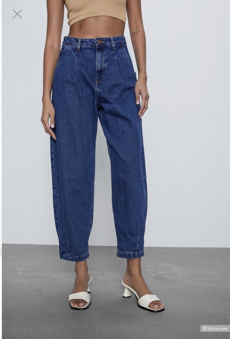 Джинсы Zara Slouchy размер 36 eur