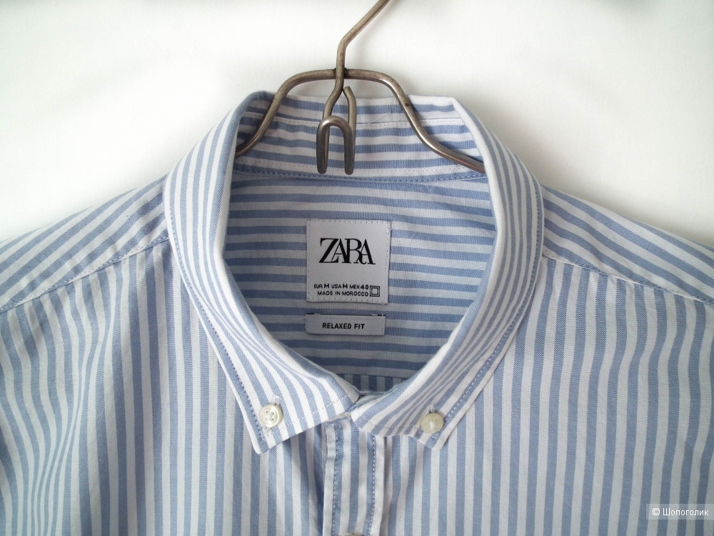 Рубашка полосатая Zara M