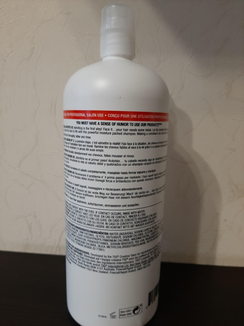 Шампунь TIGI URBAN ANTI+DOTES 3 level 1500 ml
