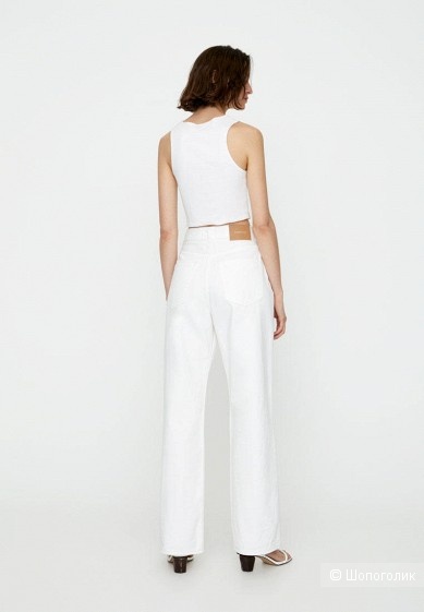 Белые джинсы pull bear 36