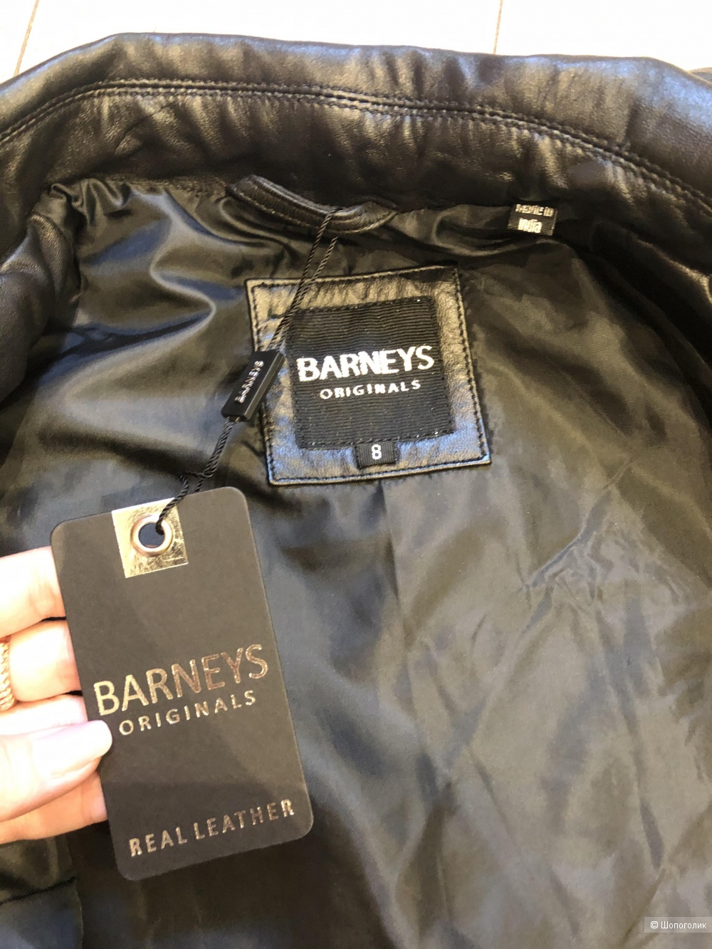 Кожаная куртка- косуха Barney’s Original’s 36EU(UK8)