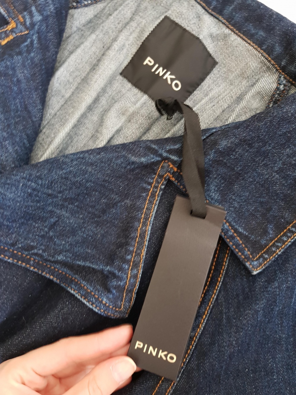 Джинсовый тренч Pinko 40 размер